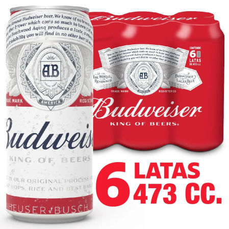 CERVEZA BUDWEISER LATA