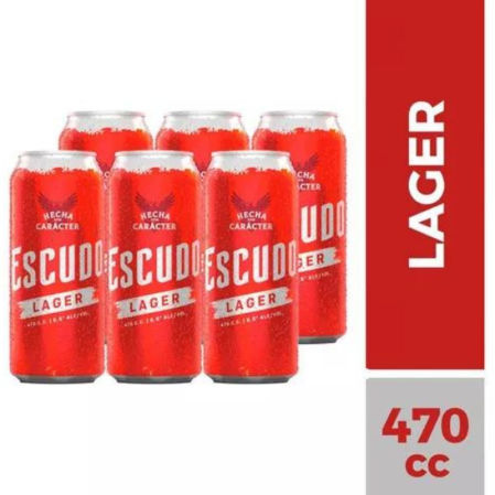 CERVEZA ESCUDO 470ML