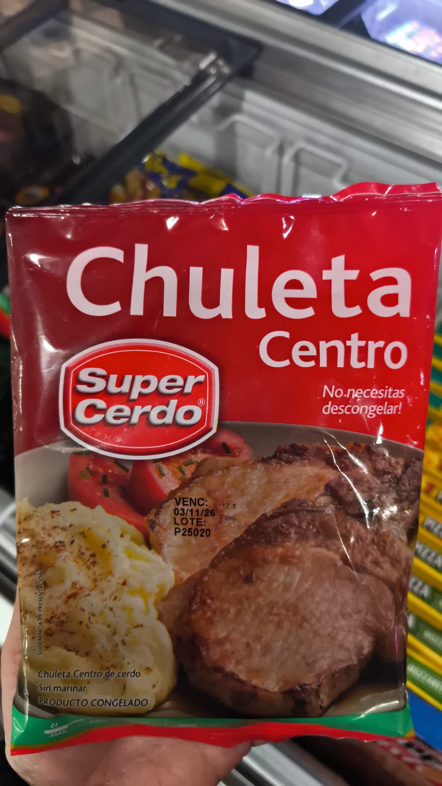 CHULETA CENTRO SUPER CERDO