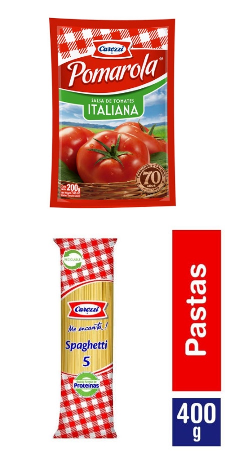 FIDEO  +  SALSA CAROZZI