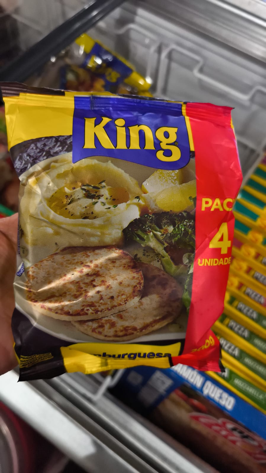HAMBURGUESA KING X 4 UN.