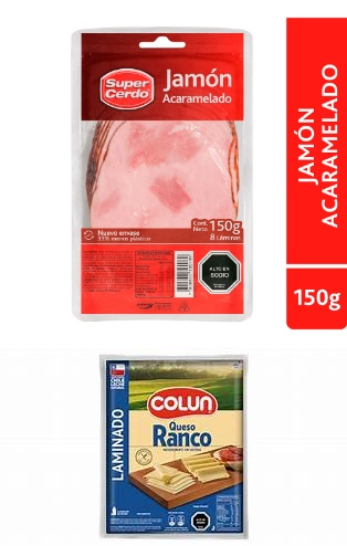 JAMON SUPER CERDO + QUESO COLUN