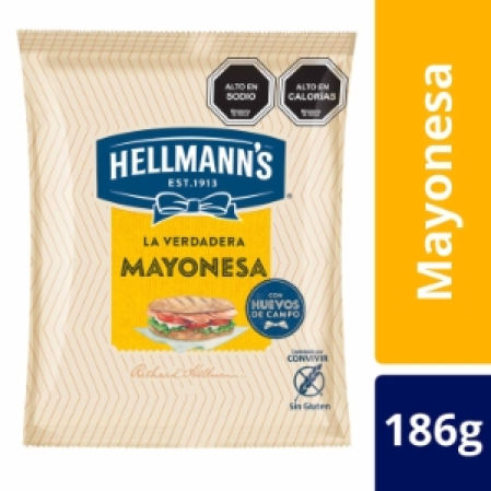MAYONESA HELLMANNS 186 GRS.