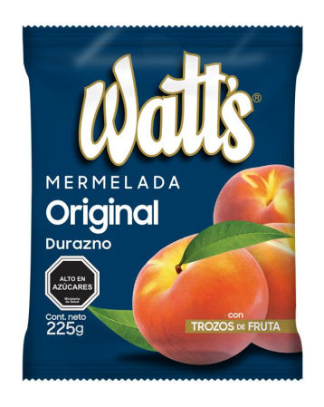 MERMELADA WATTS DURAZNO