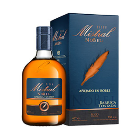 PISCO MISTRAL BARRICA TOSTADA 40G