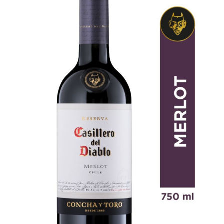 VINO MERLOT CASILLERO
